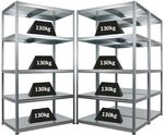 PROREGAL Mega Deal 3er-Sparset Metallregal Steel Eagle 180x100x60cm Fachlast 130kg