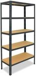 shelfplaza Home 180x100x45 cm Schwerlastregal in anthrazit mit 5 B&ouml;den und 175...