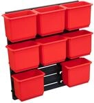 9 Teile Set FX Qbrick System 3655 Werkstattplatte mit 8 Beh&auml;lter Werkzeugkoffer