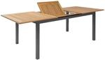Hartman South Wales Ausziehtisch, xerix/Natur, Alu/Teak, 150/210x90cm, mit