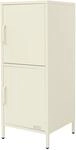 ML-Design Aktenschrank 40x101,5x40 cm, Creme, aus Stahl, B&uuml;roschrank mit 2...