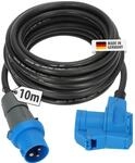 Brennenstuhl Camping CEE-Verl&auml;ngerungskabel mit CEE-Stecker und Winkelkupplung inkl.