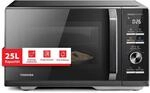 Toshiba MW3-AG25PFI(BK) Mikrowelle mit Grillfunktion &ndash; 25L 3-in-1 Kombiger&auml;t 