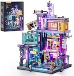 Lumibricks Cyberpunk Spielhalle Licht Bausteine Set &ndash; 2580 Klemmbausteine,