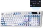 EPOMAKER TH99 PRO 96% Mechanische Tastatur mit Bildschirm & Knopf, Kabellose