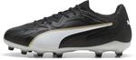 PUMA King 20 Pro FG/AG Showtime Wei&szlig; schwarzweiss, 44 Herren