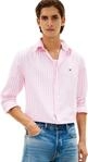 Tommy Hilfiger Herren Hemd Flex Poplin Classic aus Baumwolle, Rosa (Classic