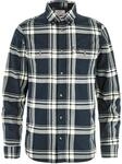 Fj&auml;llr&auml;ven Herren &Ouml;vik Lite Flannel Hemd, Dark Navy/Chalk White, L