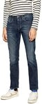 Pepe Jeans Herren Straight Jeans Cash Straight Jeans, Blau (Denim-z45), 38W / 34L