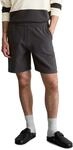 Marc OߴPolo Denim Herren Shorts aus Bio-Baumwolle mit Waffelstruktur, Grau (Broken