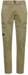 camel active Herren Cargohose aus komfortablem Baumwoll-Mix Olivgr&uuml;n, menswear-30/32