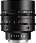 TTArtisan 85 mm Full Frame T2.1 Cine Objektiv mit Metallgeh&auml;use, kompatibel mit
