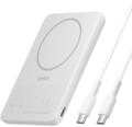 Belkin BoostCharge Batterie Externe Magn&eacute;tique 5000mAh, Chargeur Portable Fin Avec
