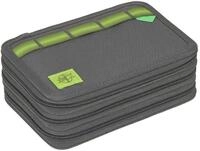 L&Auml;SSIG Federm&auml;ppchen Unique School Triple Pencil Case Slim Unique Anthracite...