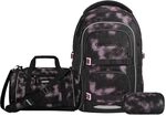 Coocazoo Porter Schulrucksack Set 3tlg. inkl. Sporttasche (Pink Illusion)