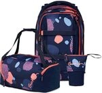 Satch Pack Pencil Slider Edition Schulrucksack Set 3tlg. inkl. Sporttasche (Coral