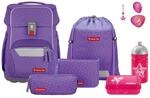 Step by Step Schulranzen-Set Basis &bdquo;Purple Konfetti, 7-teilig, lila,...
