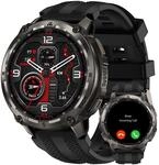 KOSPET Tank T4 GPS Smartwatch Herren, Robuste Milit&auml;r Watch, Voll Edelstahl,
