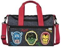 Scooli - Avengers Sporttasche f&uuml;r Kinder - 23 x 35 x 16 cm - ger&auml;umiges Hauptfach -