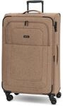 REDOLZ gro&szlig;er Weichschalen Koffer f&uuml;r Damen & Herren | Leichter Trolley 79 cm...