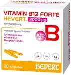 Vitamin B12 forte Hevert 3000 g Ampullen, 20X2 ml, 20X2 ml