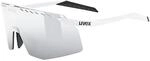 Uvex pace stage Sportbrille, white matt/mir.silver, one size