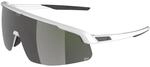 ALPINA TURBO PRO S Q-LITE, Sportbrille f&uuml;r Erwachsene, white gloss, S