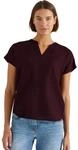 Cecil Damen Dropped Shoulder Bluse aus Leinenmix