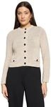 Betty Barclay Damen 5429/1869 Strickjacken, Light Beige, 36