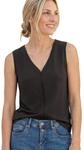 Street One Top mit Crochet-Tape Espresso Brown 34