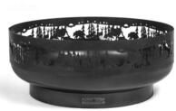 Cook King Feuerschale Forest Grill mit Motiv gelasert 80cm &Oslash;