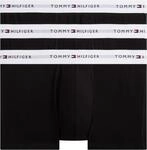Tommy Hilfiger Herren 3er Pack Boxershorts Trunks aus Baumwolle mit Stretch, Schwarz