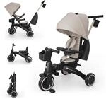 Kinderkraft Jazz 3 Dreirad faltbar ab ca. 9 Monaten bis 25 kg, 360&deg; drehbarer...