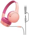 Belkin SoundForm Kopfh&ouml;rer Kinder mit Kabel, USB-C auf 3,5-mm-Klinken Dongle,