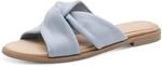 Marco Tozzi Damen Sandale weiches Feel Me Fu&szlig;bett weiches Innenfutter Modern, blau