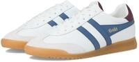 Gola Torpedo Herren-Sneaker aus Leder, Wei&szlig;/Mondlicht/Burgunderrot, 13