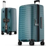 Stratic NOVIUM Hartschalenkoffer &ndash; Trolley mit 4 Rollen, TSA-Zahlenschloss,