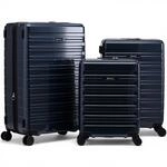 Eminent Voyager Kofferset 3-Teilig, Erweiterbar, Hartschalenkoffer, 4 Rollen, Leicht,