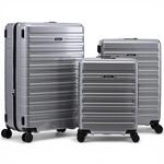 Eminent Voyager Kofferset 3-Teilig, Erweiterbar, Hartschalenkoffer, 4 Rollen, Leicht,