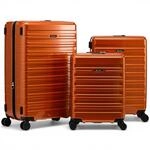 Eminent Voyager Kofferset 3-Teilig, Erweiterbar, Hartschalenkoffer, 4 Rollen, Leicht,