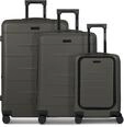Police Koffer-Set 3-teilig f&uuml;r Damen und Herren | Reise-Trolleys 48 x 30 x 74...