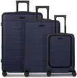 Police Koffer-Set 3-teilig f&uuml;r Damen und Herren | Reise-Trolleys 48 x 30 x 74...