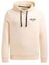 Camp David Herren Hoodie mit R&uuml;cken-Artwork Ecru, L