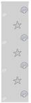 vidaXL Duschrollo 70x240 cm Stoffbreite 66 cm, Duschvorhang, Badewannenvorhang,