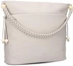 Zwei Damen Schultertasche Perla PE140 Shopper 12 Liter Perlen-Verzierung...