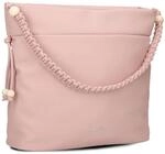 Zwei Damen Schultertasche Perla PE140 Shopper 12 Liter Perlen-Verzierung...