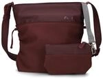 Zwei Damen Umh&auml;ngetasche JANA J100 | 5 Liter Handtasche mit verstellbarem Gurt 