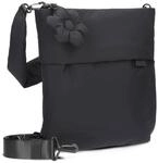 Zwei Damen Puffer Umh&auml;ngetasche HANNAH HA12 Puffer Bag mit Blumenanh&auml;nger, 7...