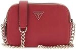 GUESS Umh&auml;ngetasche Noelle II Crossbody Camera Bag Garnet dunkelrot