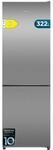 Cecotec K&uuml;hlschrank Kombi 322L Bolero CoolMarket Combi 322i Inox D. 185,5cm H&ouml;he,